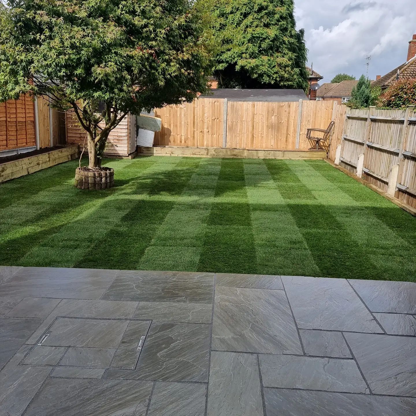 Patio and garden