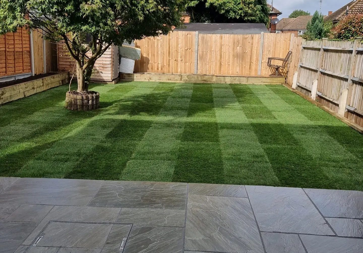 Patio and garden